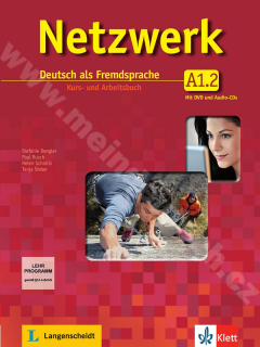 Netzwerk A1.2 - kombinovaná učebnice němčiny a prac. sešit vč. 2 audio-CD a DVD