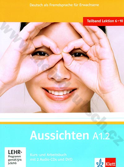 Aussichten A1.2 - německá učebnice s pracovním sešitem + 2 a 1 DVD 