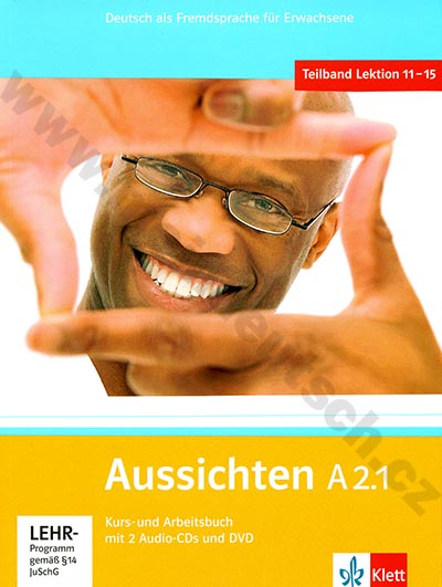 Aussichten A2.1 - německá učebnice s pracovním sešitem + 2 a 1 DVD 