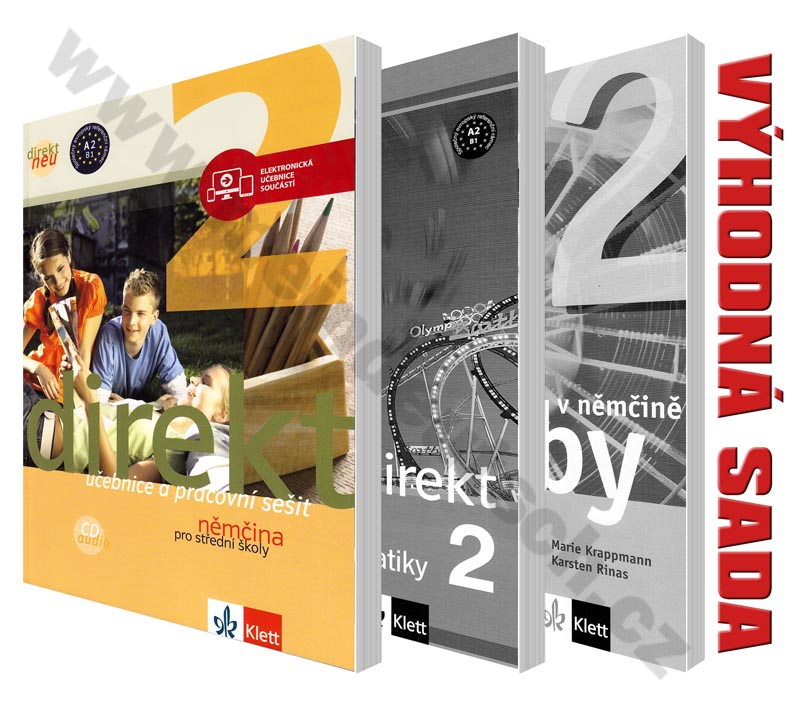 Direkt 2 CZ NEU A2/B1 - učebnice s pracovním sešitem + CD + přehled gramatiky