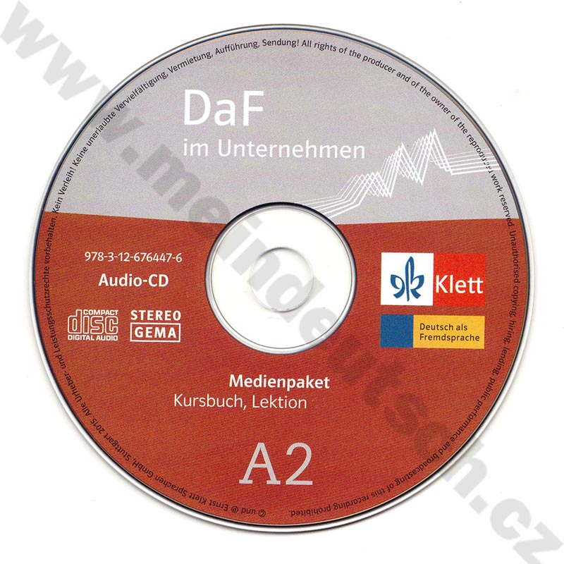 DaF im Unternehmen A2 - paket médií k učebnici (2 audio-CD a 1 DVD)