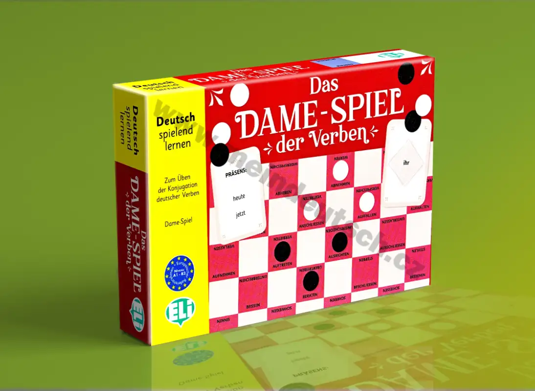 Das Dame-Spiel der Verben - didaktická hra do výuky němčiny