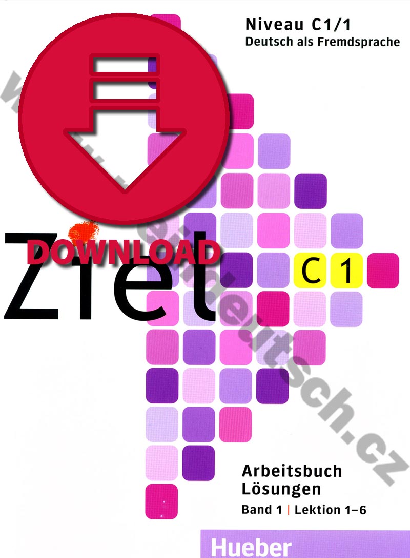 Ziel C1/1 – řešení k 1. půldílu C1 pracovního sešitu (lekce 1-6) v PDF