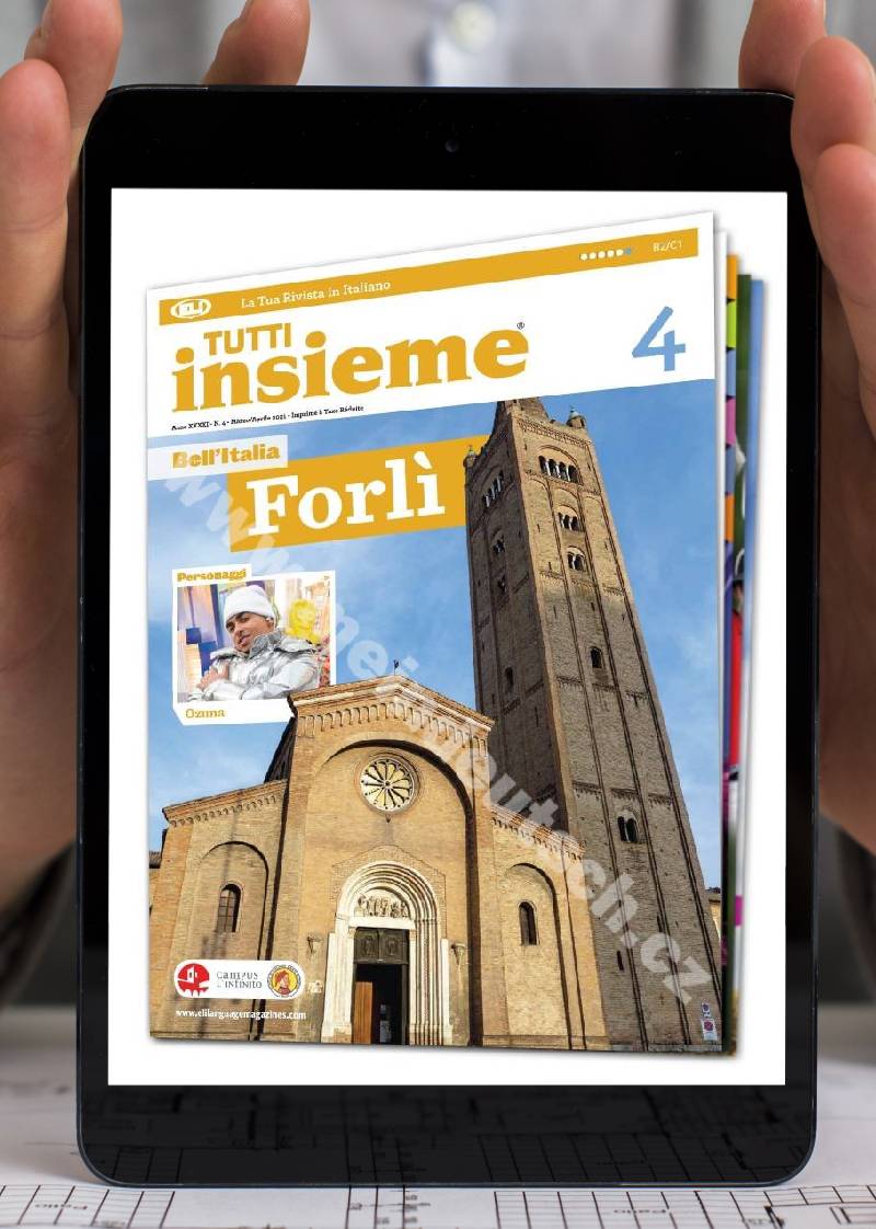 Tisknutelný PDF časopis pro výuku italštiny Tutti Insieme B2 - C1, 2023-24