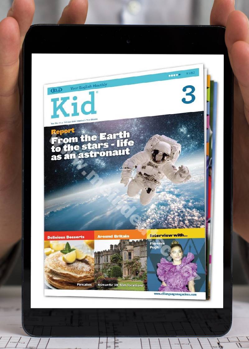 PDF časopis pro výuku angličtiny Kid B1 - B2, předplatné 2022-23