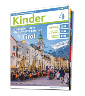 Tištěný časopis pro výuku němčiny Kinder A2 - B1, předplatné 2022-23