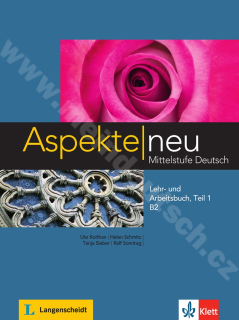 Aspekte NEU B2.1 - 1. půldíl učebnice a pracovního sešitu němčiny vč. audio-CD