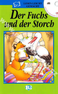 Der Fuchs und der Storch - zjednodušená četba vč. CD v němčině pro děti