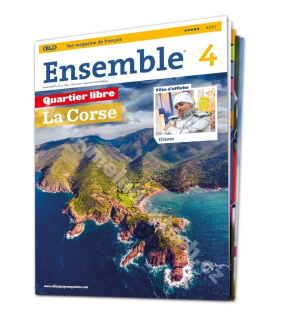 Tištěný časopis pro výuku francouzštiny Ensemble B2 - C1, předplatné 2023-24