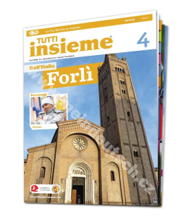 Tištěný časopis pro výuku italštiny Tutti Insieme B2 - C1, předplatné 2021-22