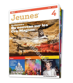 Tištěný časopis pro výuku francouzštiny Jeunes B1 - B2, předplatné 2022-23