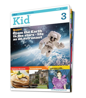 Tištěný časopis pro výuku angličtiny Kid B1 - B2, předplatné 2023-24