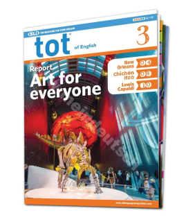 Tištěný časopis pro výuku angličtiny Tot of English A2 - B1, předplatné 2023-24