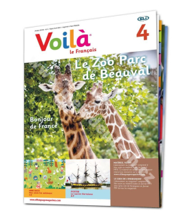 Tištěný časopis pro výuku francouzštiny Voila A0, předplatné 2022-23