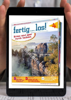 Tisknutelný PDF časopis pro výuku němčiny fertig…los! A1 - A2, 2023-24