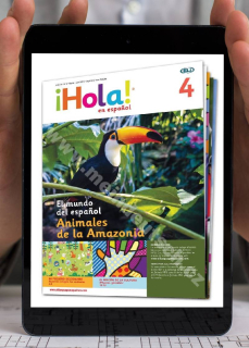 PDF časopis pro výuku španělštiny ¡Hola! en español A0, předplatné 2022-23