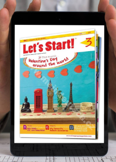 PDF časopis pro výuku angličtiny Let’s Start! A1 - A2, předplatné 2023-24