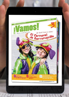 Tisknutelný PDF časopis pro výuku španělštiny ¡Vamos! A1 - A2, 2022-23