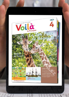 Tisknutelný PDF časopis pro výuku francouzštiny Voila A0, 2022-23