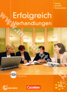 Erfolgreich in Verhandlungen - cvičebnice německé komunikace vč. audio-CD