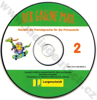 Der grüne Max 2 - audio-CD k učebnici 2. díl