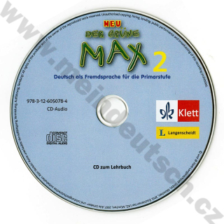 Der grüne Max NEU 2 - audio-CD k učebnici 2. díl