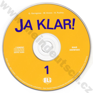 Ja klar! - audio-CD 1 – audionahrávky k 1. dílu učebnice němčiny