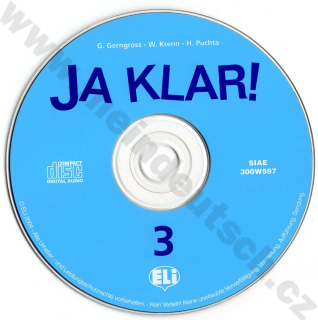 Ja klar! - audio-CD 3 – audionahrávky k 3. dílu učebnice němčiny