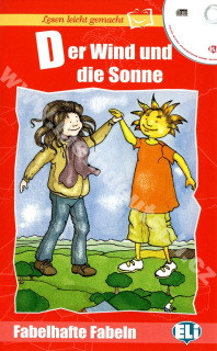 Der Wind und die Sonne - zjednodušená četba v němčině vč. CD pro děti