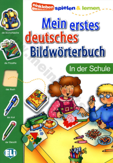 Mein erstes deutsches Bildwörterbuch - in der Schule - obrázkový slovník