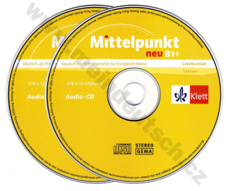 Mittelpunkt neu B1+ - 2 audio-CD k učebnici