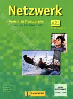 Netzwerk A2.1 - kombinovaná učebnice němčiny a prac. sešit vč. 2 audio-CD a DVD