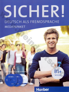 Sicher B1+ - paket médií k učebnici (2 audio-CD a 1 DVD)
