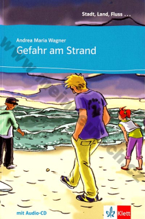 Gefahr am Strand - četba v němčině vč. CD, edice Stadt, Land, Fluss