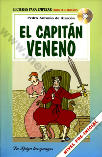El capitán Veneno - španělská zjednodušená četba A1 s CD