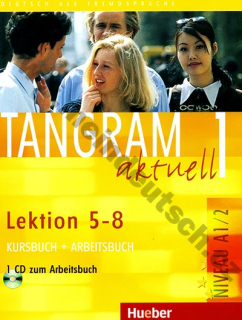 Tangram aktuell 1 (lekce 5-8) - učebnice němčiny a pracovní sešit s audio-CD
