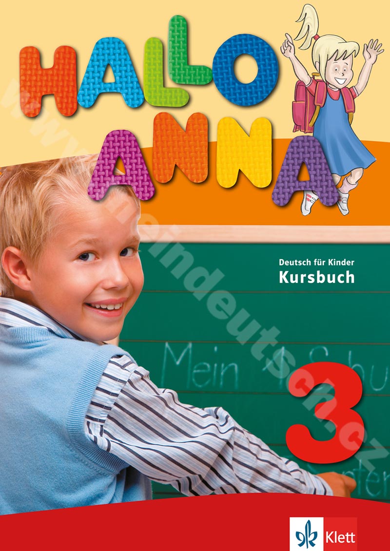 Hallo Anna 3 - učebnice němčiny pro děti vč. 2 audio-CD
