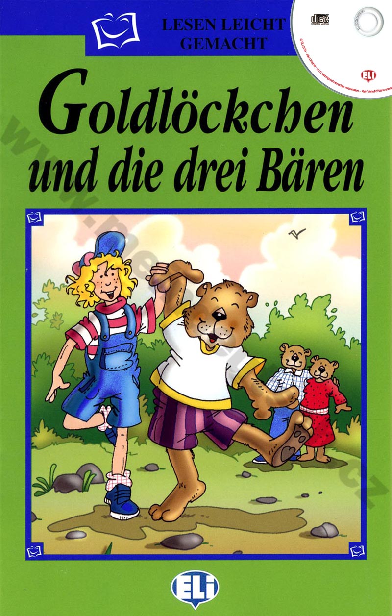 Goldlöckchen und die drei Bären - zjednodušená četba vč. CD v němčině pro děti