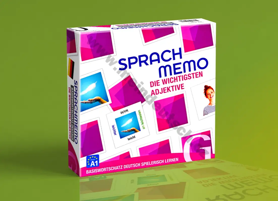 Sprachmemo - Basiswortschatz Deutsch - Die wichtigsten Adjektive