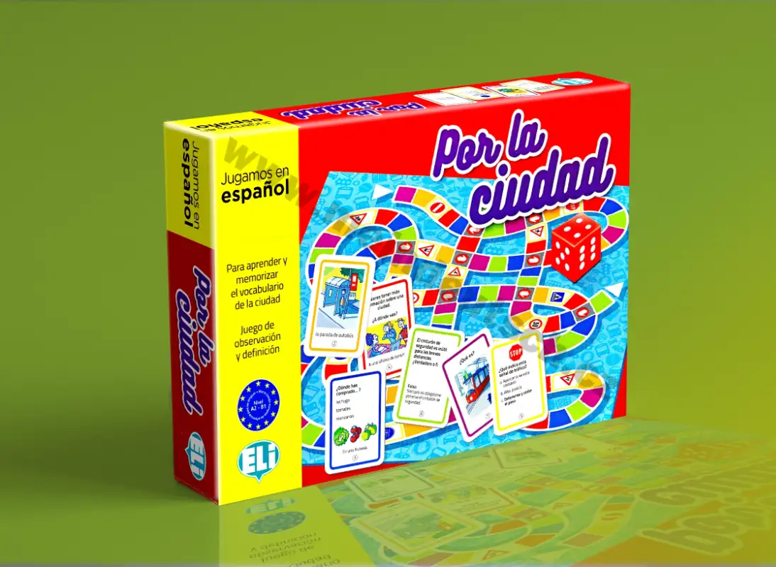 Por la ciudad - španělská didaktická hra