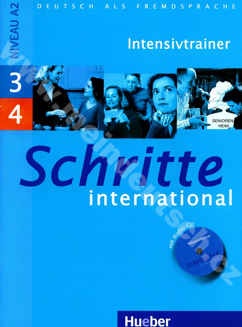Schritte international 3 a 4 - cvičebnice němčiny s audio-CD (Intensivtrainer)