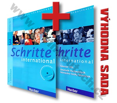 Schritte international 3 – paket učebnice / pracovní sešit vč. CD + slovníček CZ