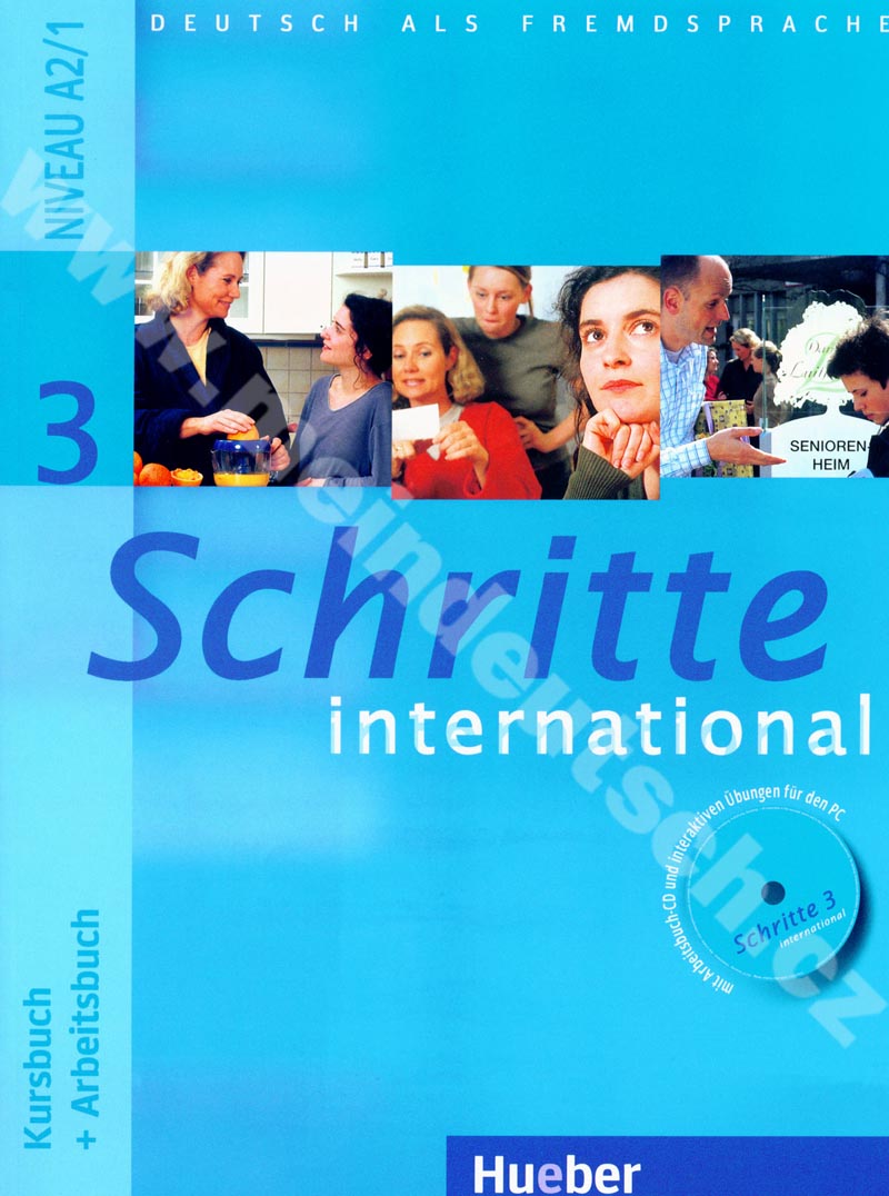 Schritte international 3 - učebnice němčiny a pracovní sešit s audio-CD k PS
