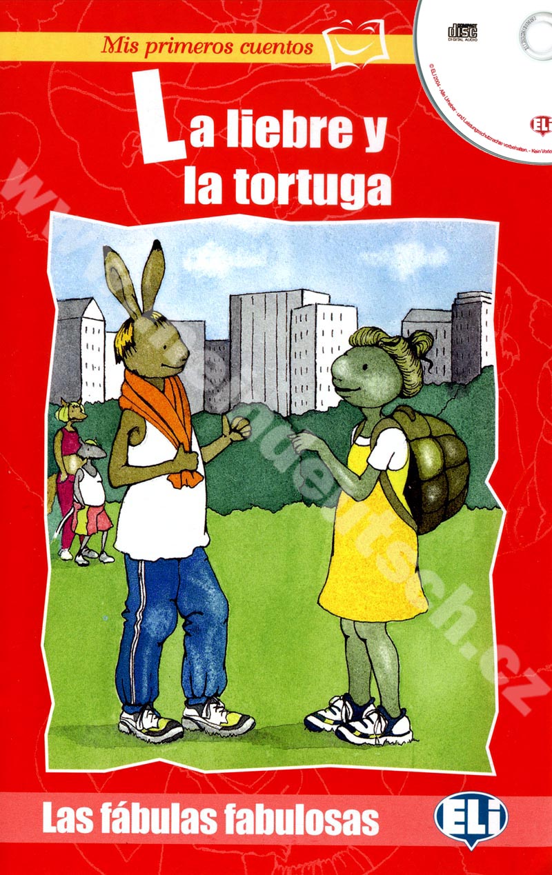 La liebre y la tortuga - španělská jednoduchá četba pro děti + CD 