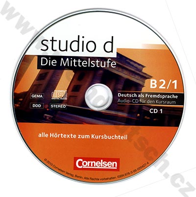 studio d: Die Mittelstufe B2/1 – audio-CD k učebnici němčiny