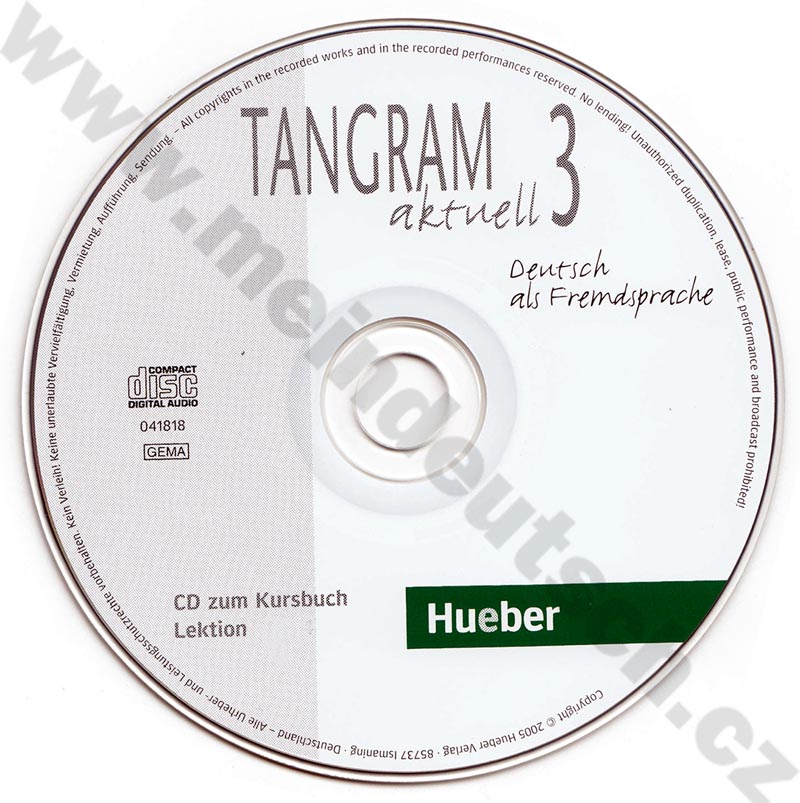 Tangram aktuell 3 (lekce 1-4) - audio-CD k učebnici 