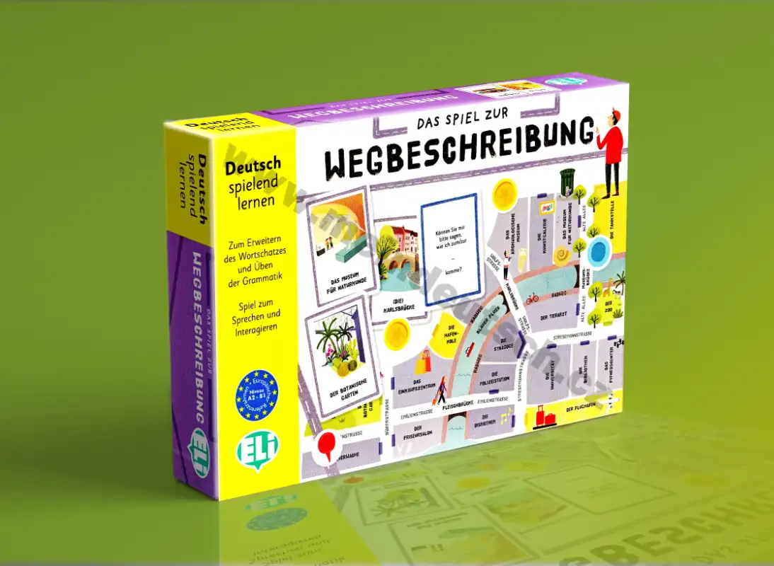 Das Spiel zur Wegbeschreibung - didaktická hra do výuky němčiny