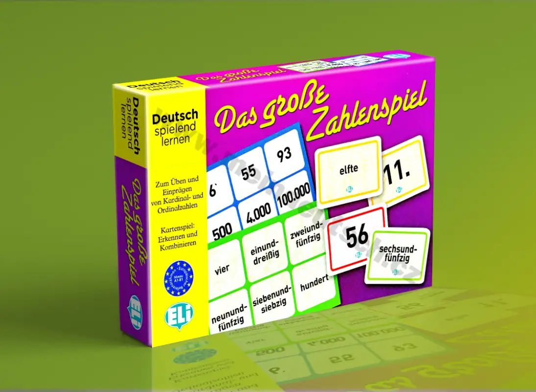 Das große Zahlenspiel - didaktická hra do výuky němčiny