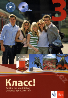Klass! 3 - učebnice a pracovní sešit ruštiny vč. 2 CD (CZ verze)